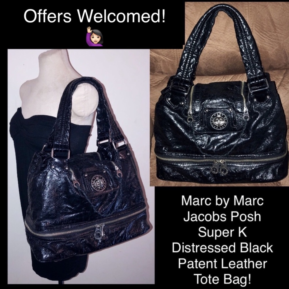 Marc by Marc Jacobs Posh Super K Leather Tote Bag!